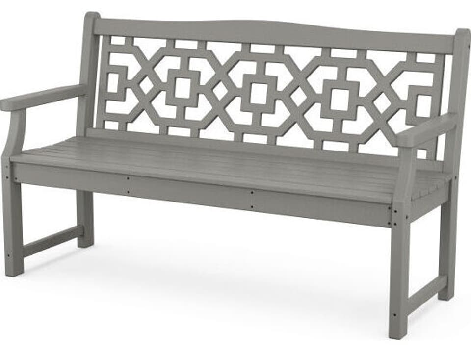 Martha Stewart by  Chinoiserie 60” Garden Outdoor Bench