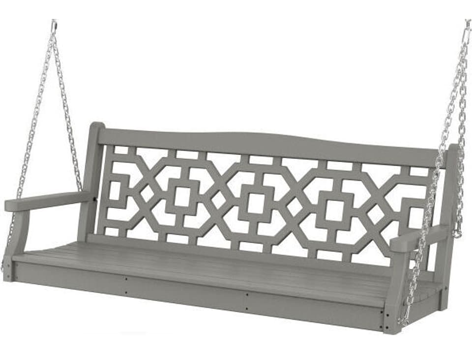 Martha Stewart by  Chinoiserie 60” Outdoor Swing