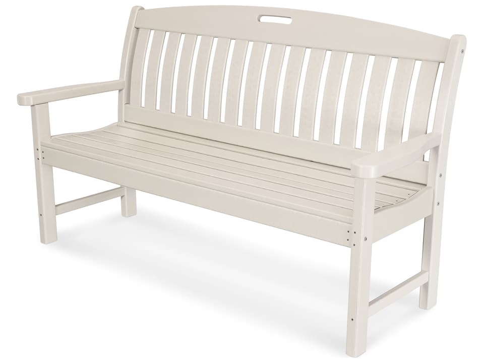 Nautical Recycled Plastic 60 Patio Bench