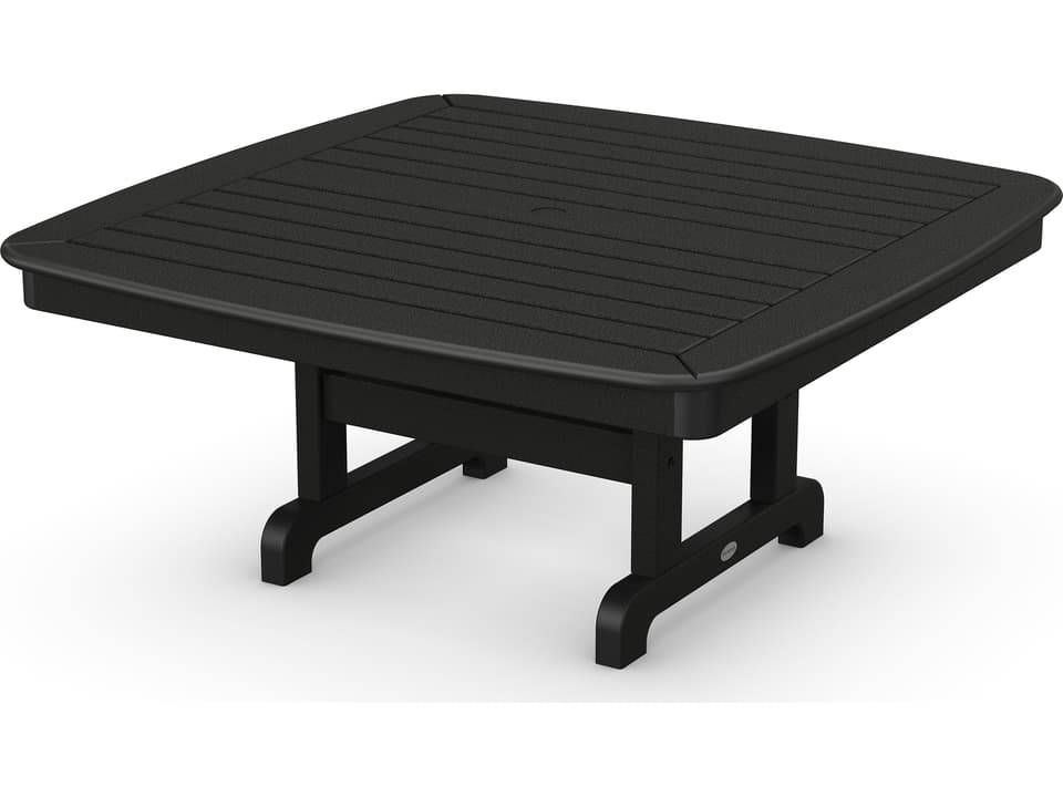 Nautical Recycled Plastic Square Outdoor Conversation Table
