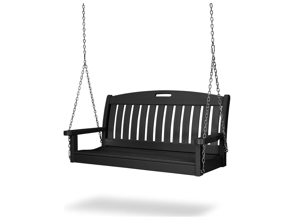 Nautical Recycled Plastic 48 Outdoor Patio Swing