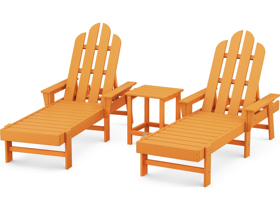 Long Island Recycled Plastic Chaise 3-Piece Set