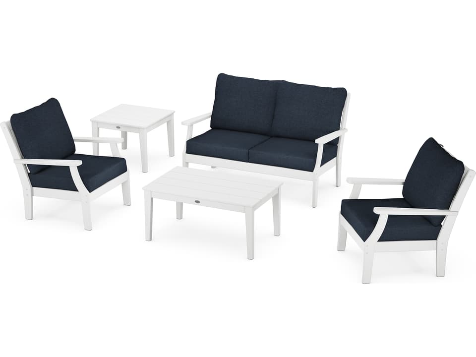 Braxton Recycled Plastic Cushion Outdoor Lounge Set