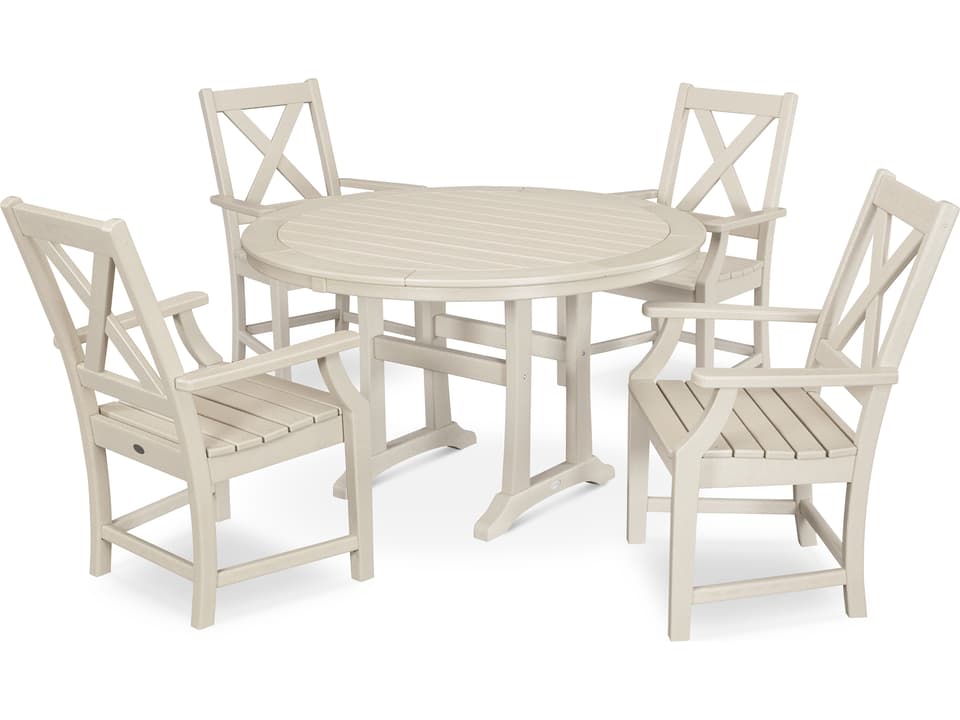 Braxton Recycled Plastic 5 Piece Patio Dining Set