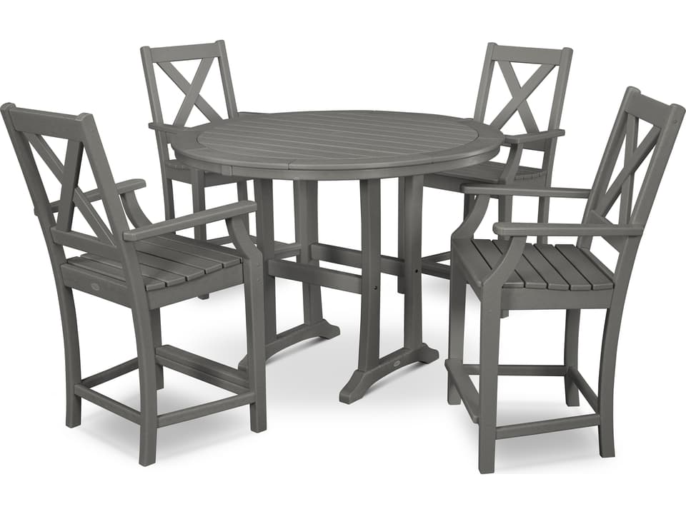 Braxton Recycled Plastic 5 Piece Counter Set