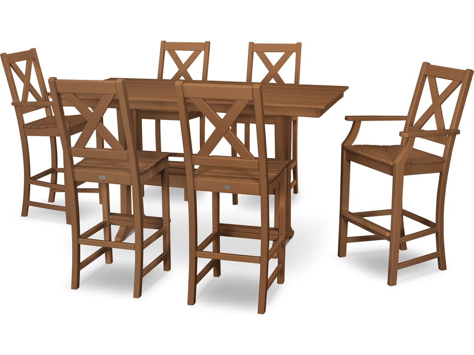 Braxton Recycled Plastic 7 Piece Bar Set