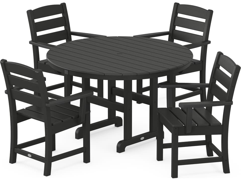 Lakeside Recycled Plastic 5 Piece Outdoor Dining Set