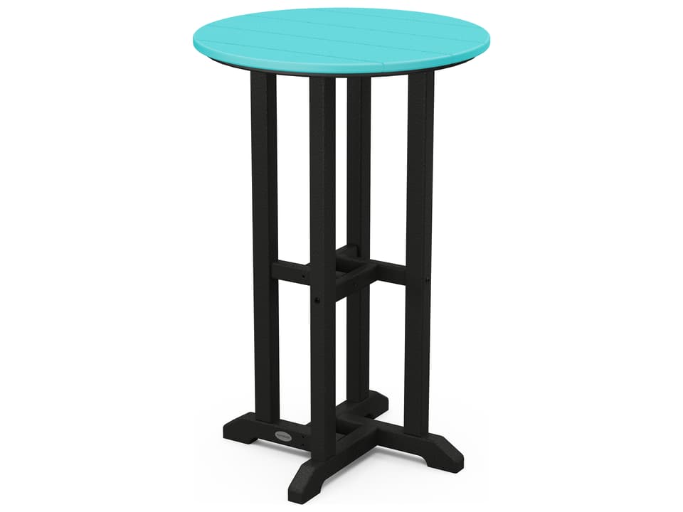 Contempo Recycled Plastic Round Outdoor Counter Height Table
