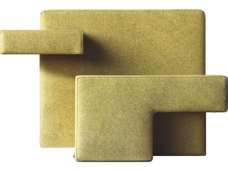 Primitive Yellow Accent Chair in Kvadrat Divina Melange by Studio Nucleo