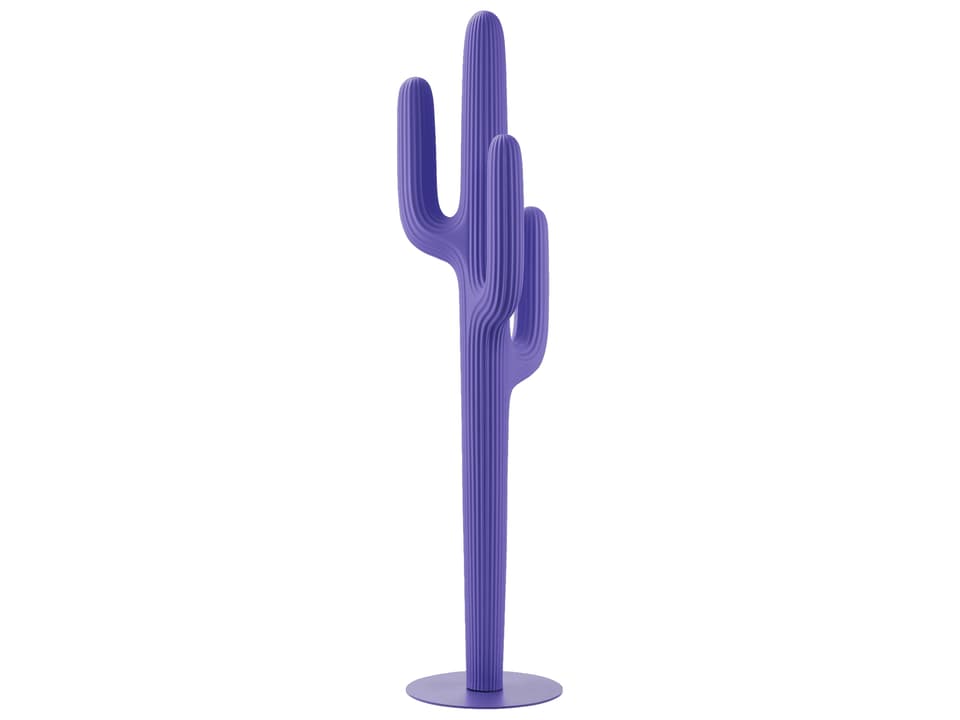 Saguaro Blue Violet Coat Rack by Stefano Giovannoni