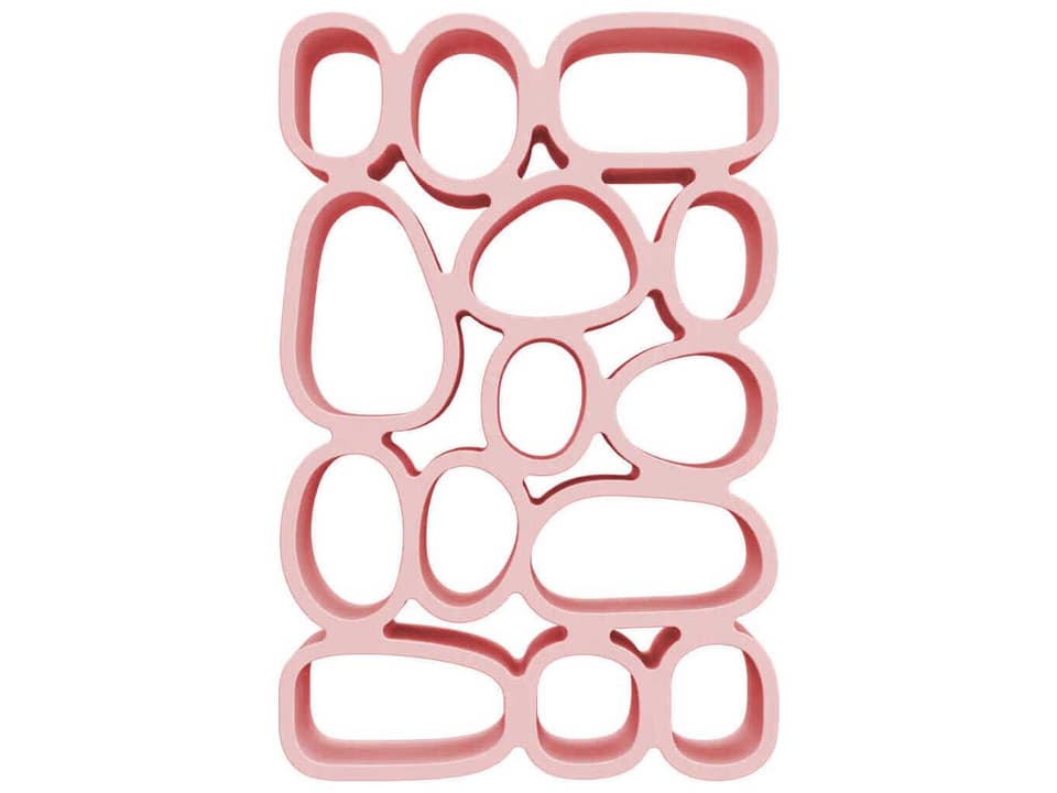 Koibuchi Versatile Bookcase in Pink Recyclable Polyethylene by Stefano Giovannoni