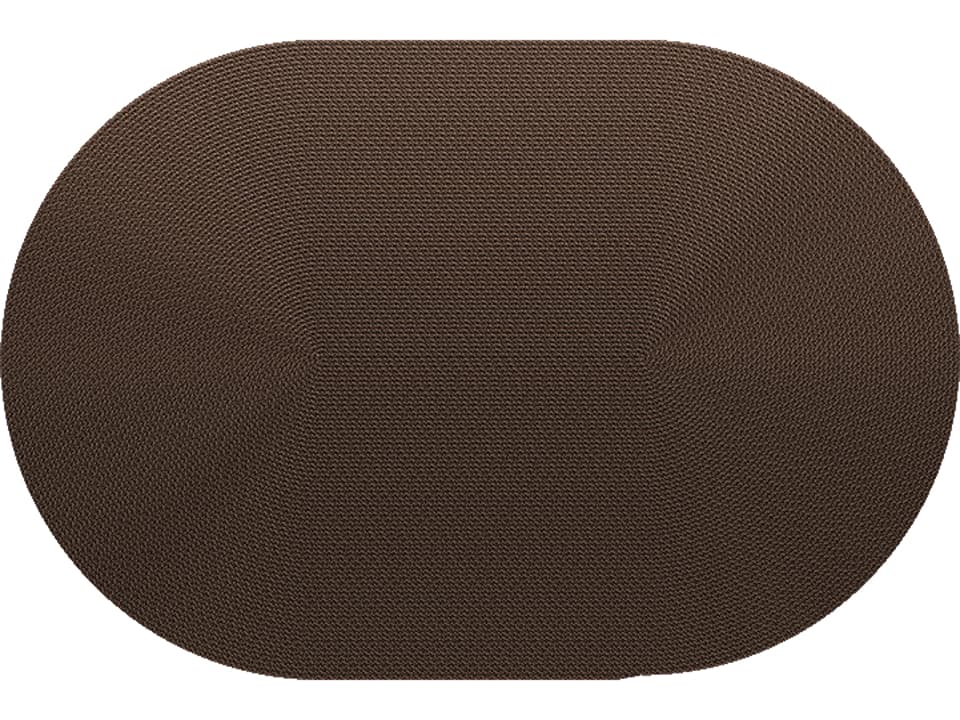 Nami Composition B Oval Braided Area Rug for Outdoor Use