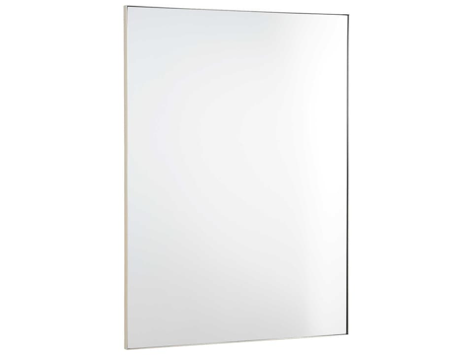 Rectangular Wall Mirror in Silver Finish