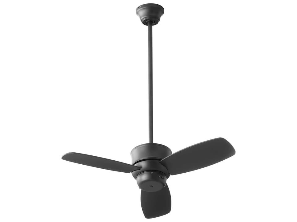 Gusto 32-Inch 3-Blade Indoor Ceiling Fan in Matte Black