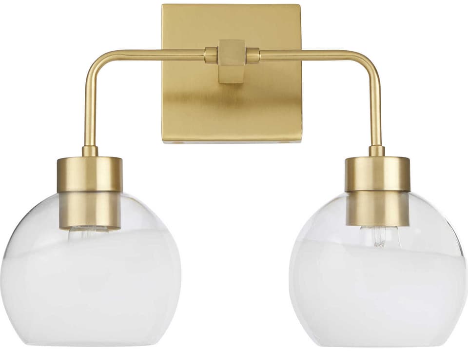 Generation Lighting Jett 2-Light Satin Brass Vanity Light