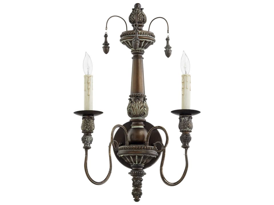 Salento 2-Light Vintage Copper Wall Sconce