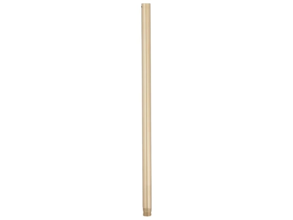 Universal 24-Inch Steel Fan Downrod in Aged Brass