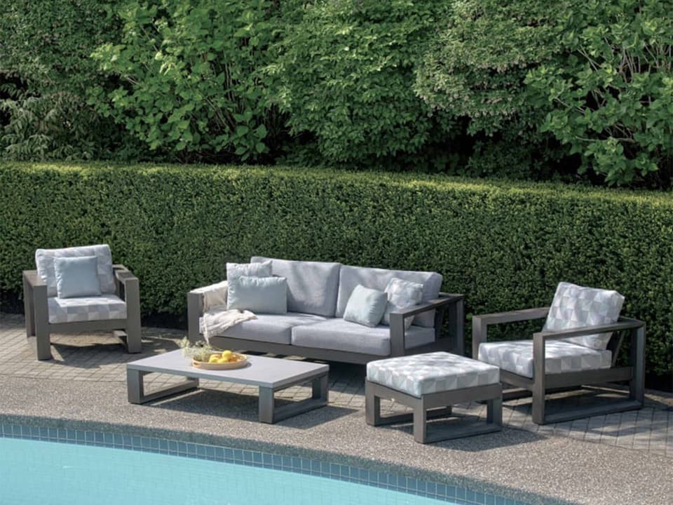 Elements Aluminum Cushion Lounge Set