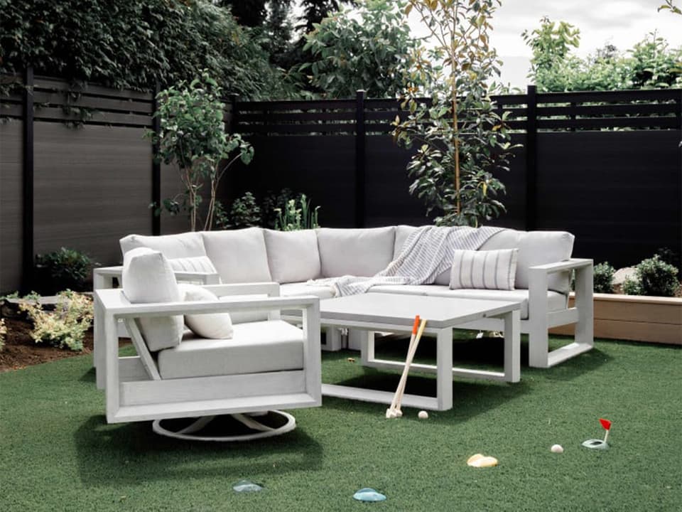 Elements Aluminum Cushion Lounge Set