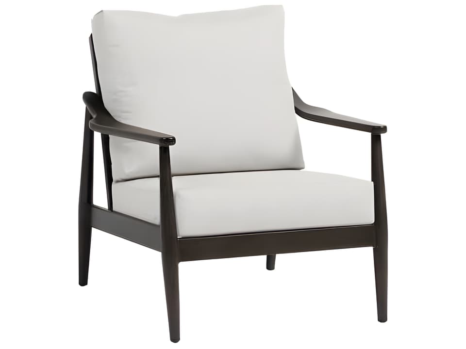 Bolano Silver Ash Grey Aluminum Cushion Lounge Chair