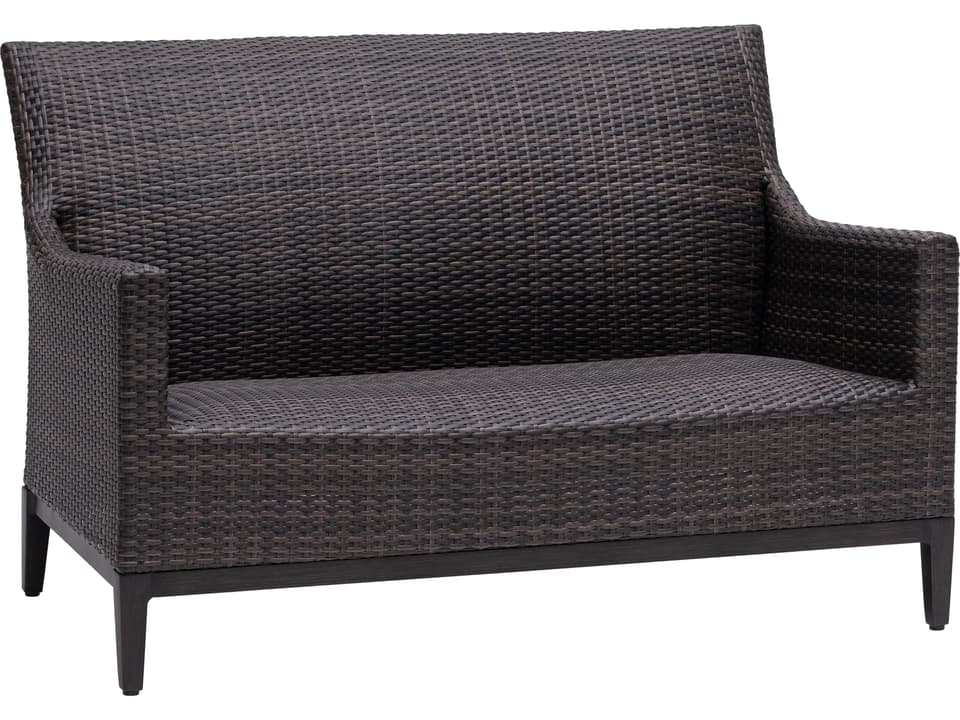 Ratana Bergen Aluminum Wicker Loveseat | FN68402PEW-OGY