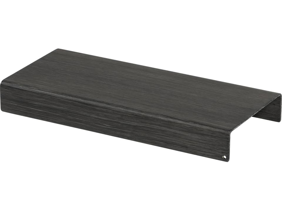 Mission Hill Aluminum Rectangular Armrest End Table in Nimbus Star