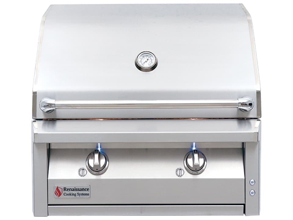 ARG30 American Renaissance 2-Burner Natural Gas Built-In Grill in Stainless Steel