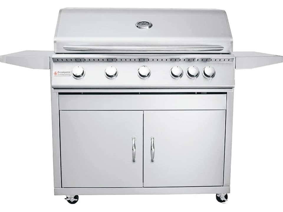 RCS Premier 40-Inch Freestanding Natural Gas Grill with Lights