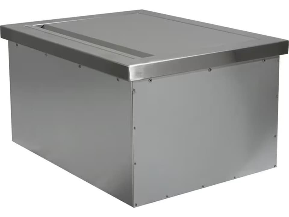 Stainless Steel Valiant Drop-In Cooler Ice Container with Removable Lid