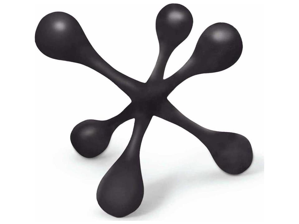 Modern Jack Small Blackened Zinc Decorative Object
