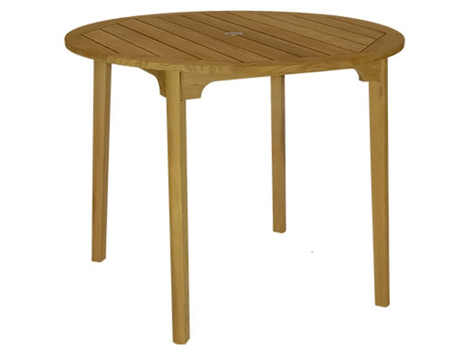 Admiral 50 Inch Round Teak Bar Table
