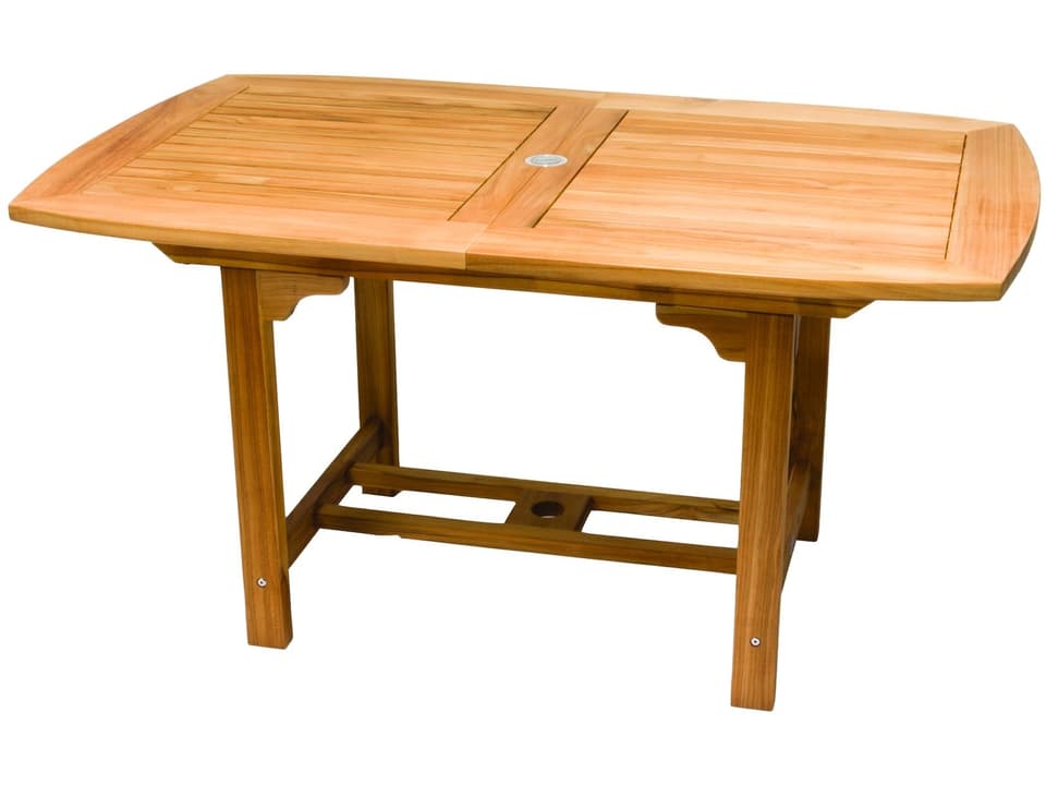 Expansion 60-78 Inch Rectangle Outdoor Dining Table with Butterfly Leaf