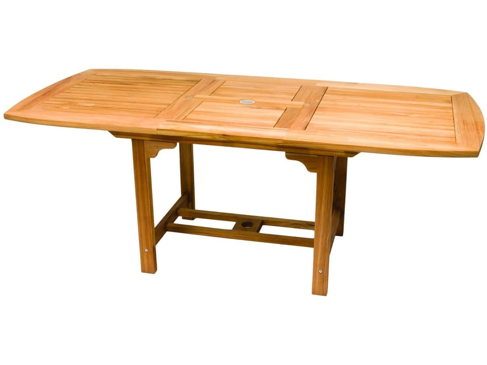 Expansion Rectangular Family Outdoor Patio Dining Table