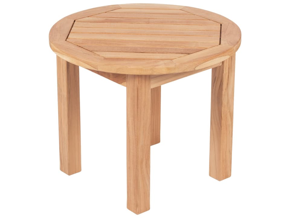 Miami Round Teak Side Table