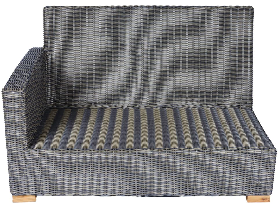 Sanibel Teak and Wicker Corner Sectional
