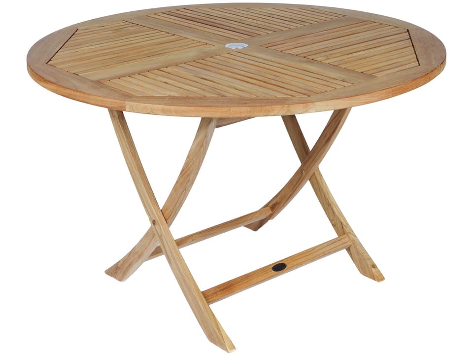 Sailor Round Folding Dining Table Teak