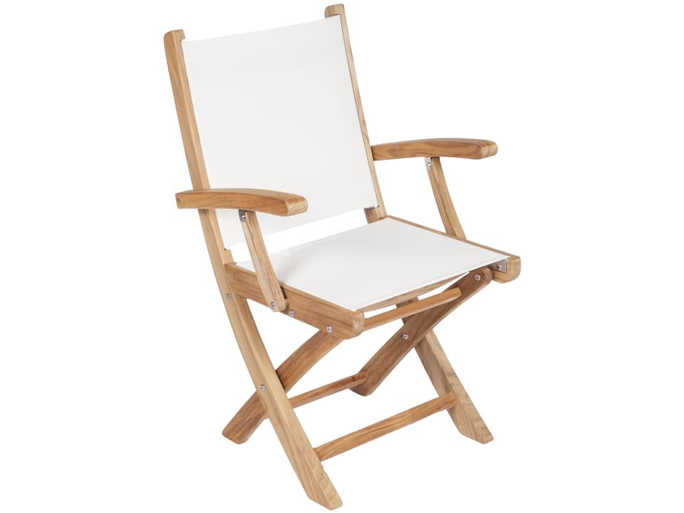 Sailmate Folding Arm Chair Navy Sling