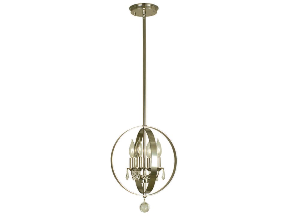 Constellation 4-Light Crystal Globe Pendant