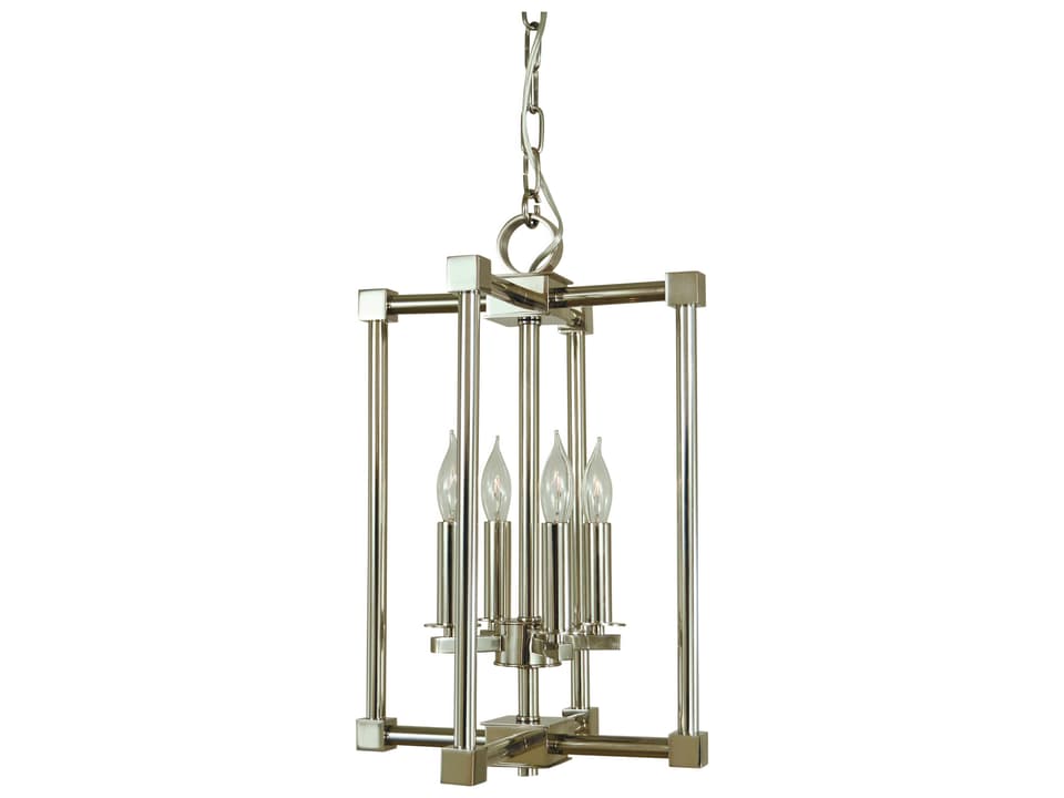 4-Light Lexington Chandelier with Minimalist Cage Design