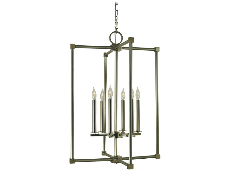 Lexington 6-Light Chandelier Modern Cage Design