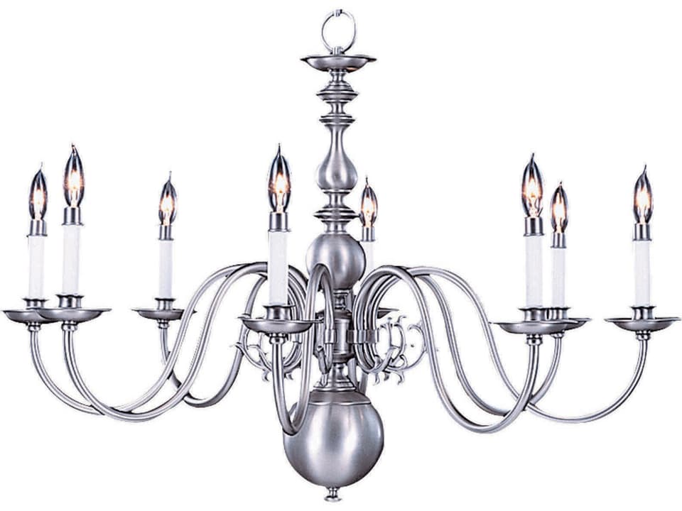8-Light Jamestown Colonial Chandelier