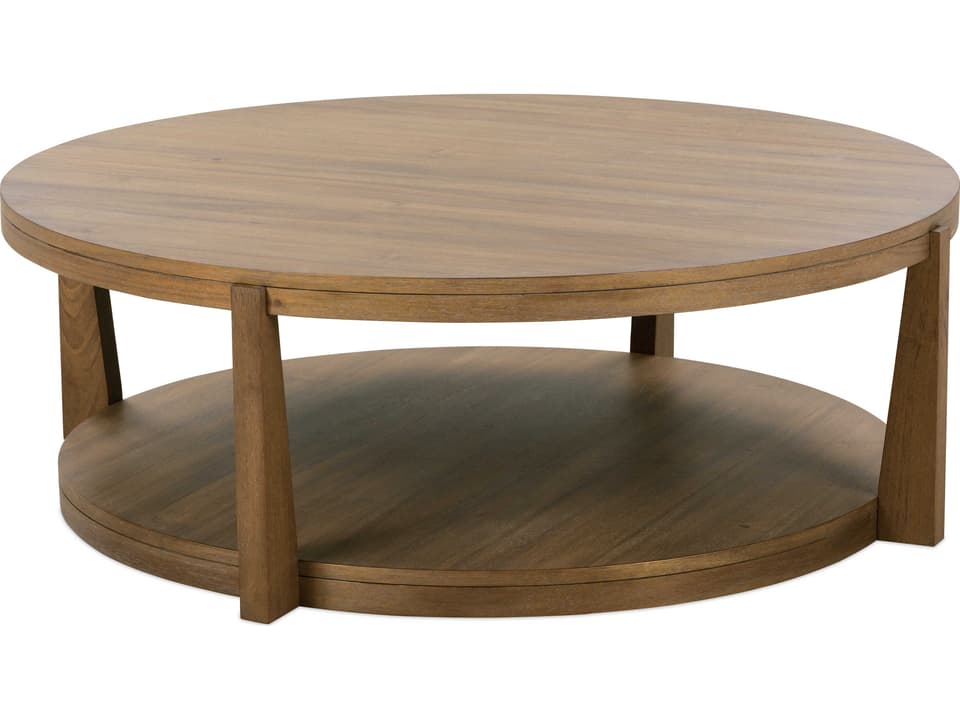 Koda Round Coffee Table in Saddle Acacia Veneer