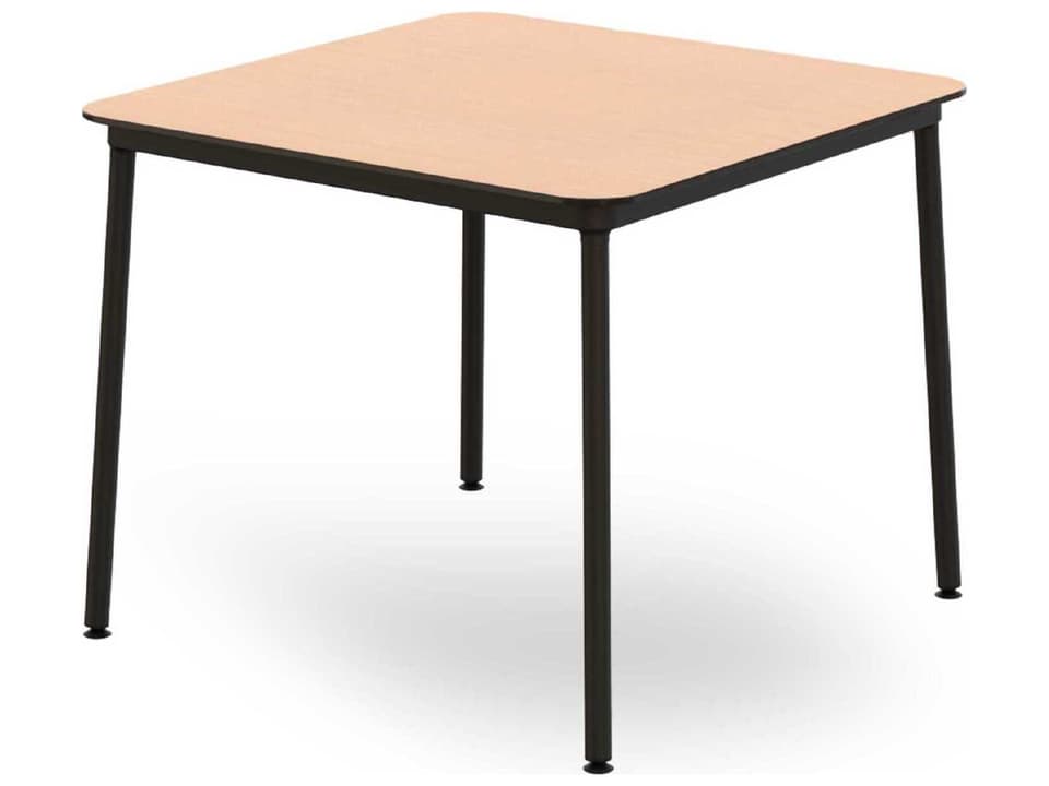 Hub 35-Inch Square Dining Table in Natural Oak