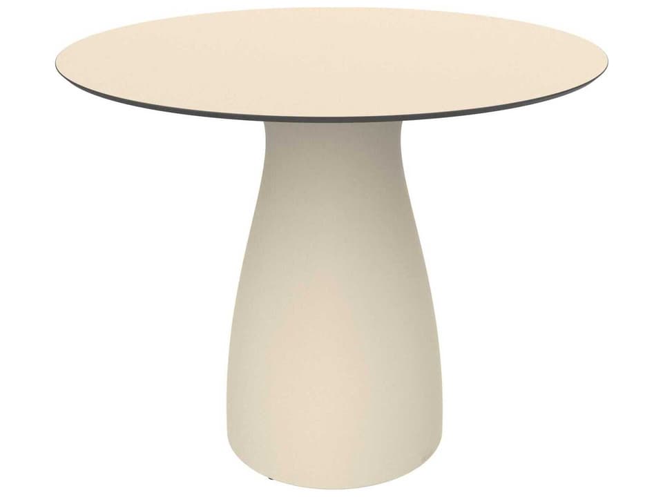 Baobab S Round Dining Table Ivory 35-Inch