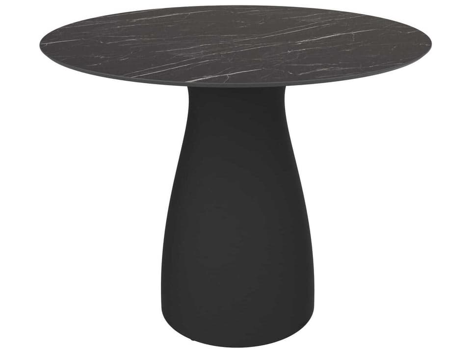 Baobab S 35-Inch Round Dining Table in Black