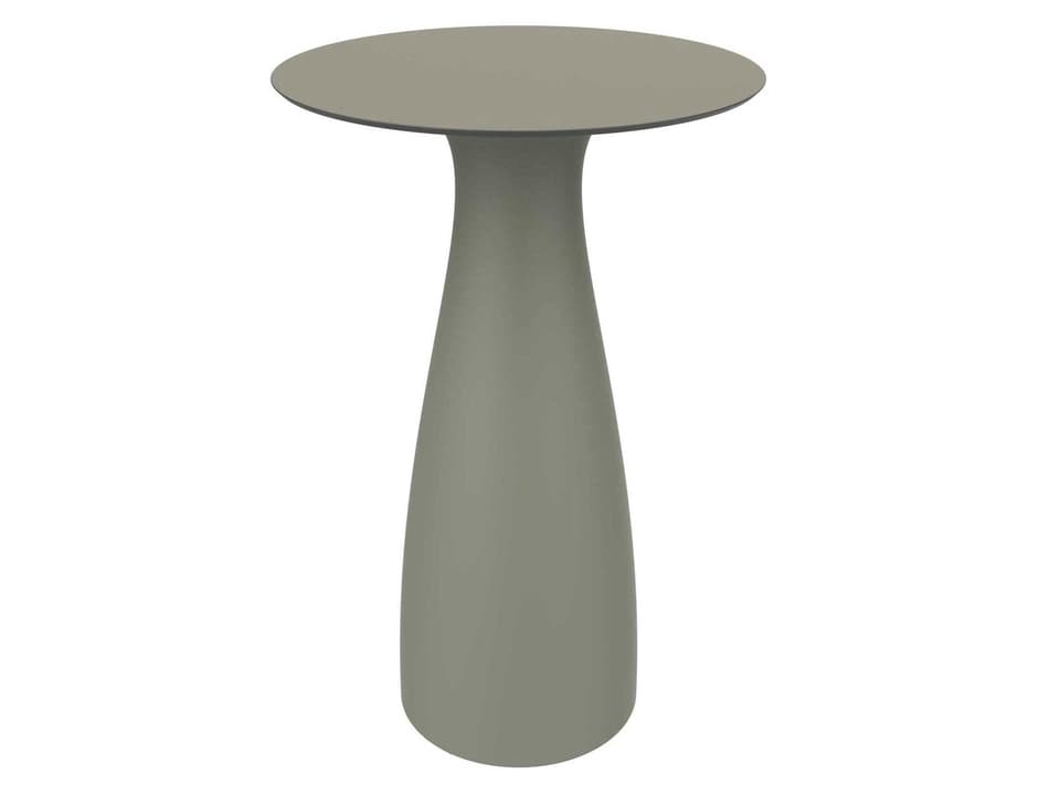 Baobab S 35-Inch Round Dining Table in Greenish Gray