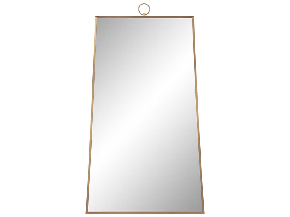 Ariadne Burnished Brass Rectangular Wall Mirror
