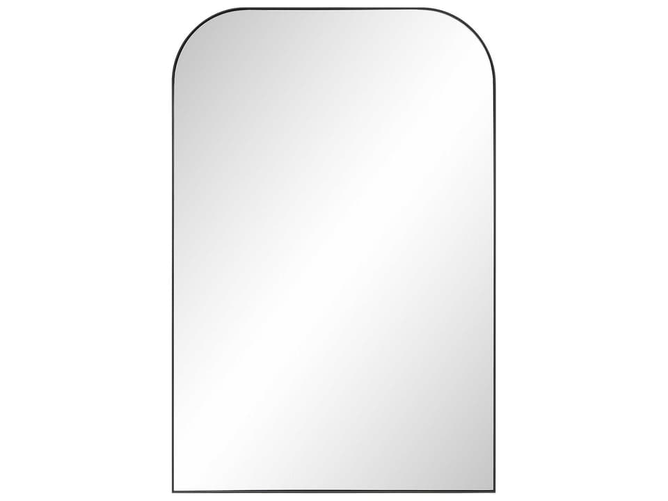 Opalina Matte Black Wall Mirror