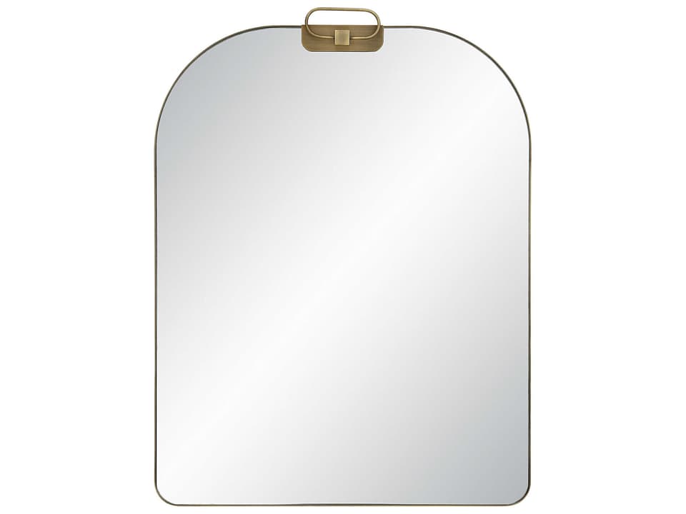 Oro Antique Brushed Brass Wall Mirror