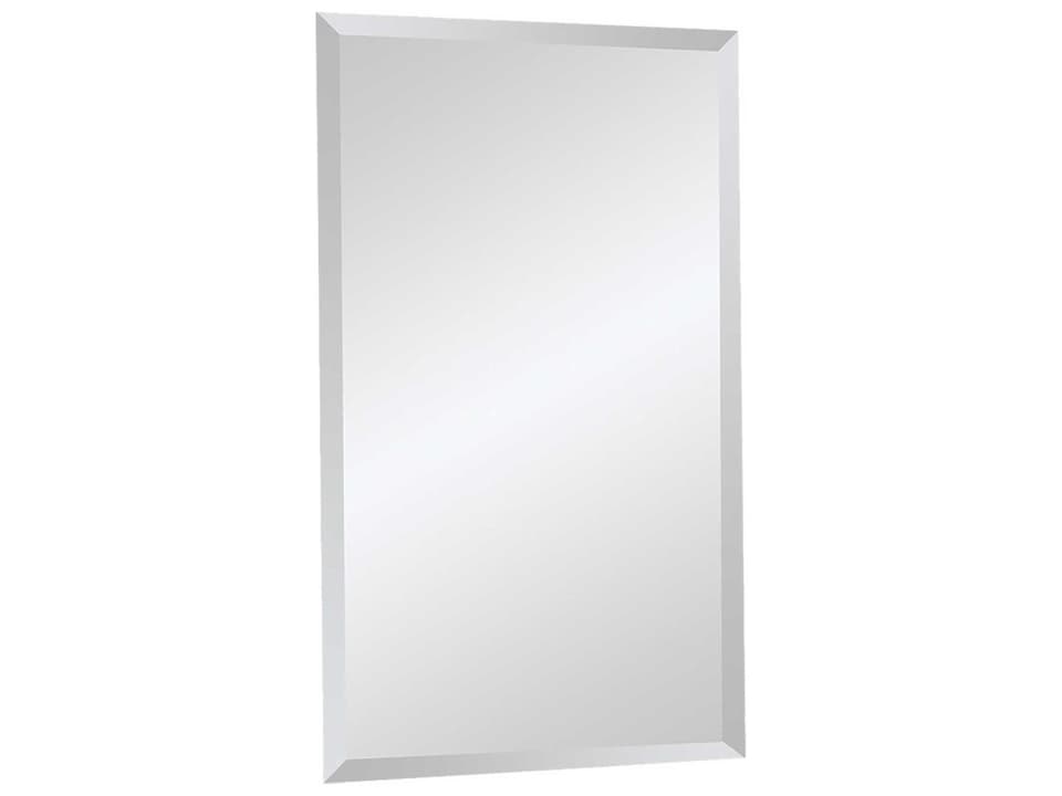 Bjorn Rectangular Frameless Wall Mirror with Beveled Edge